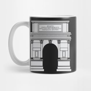 Arch of Titus (silver) Mug